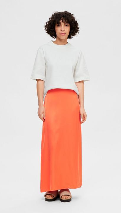Actual product image Selected Femme Satin Midi Skirt (40)