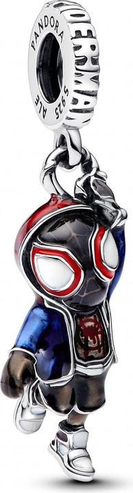 Pandora Marvel Spider-Man Miles Morales Anhänger zum Anhängen (Silber 925)