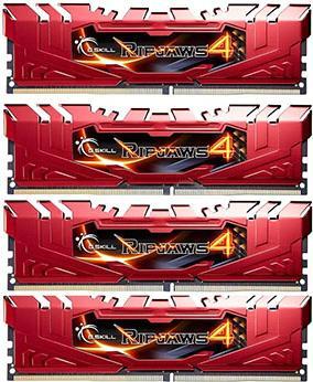 Produktbild G.Skill Ripjaws 4 (4 x 4GB, 2400 MHz, DDR4-RAM, DIMM)