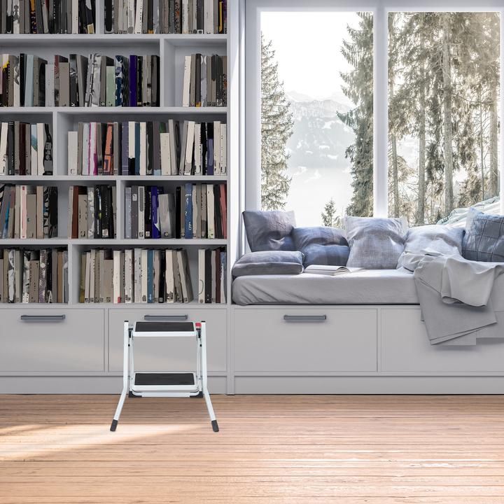 Image du produit Relaxdays Escabeau pliable, 2 marches (Escabeau, 50 cm)