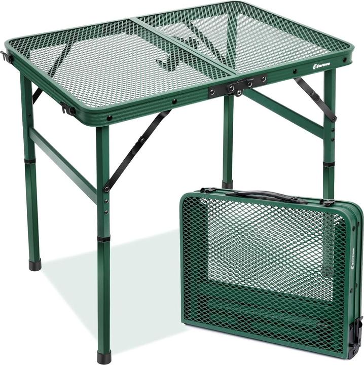 Actual product image E Eaststorm Höhenverstellbarer Campingtisch