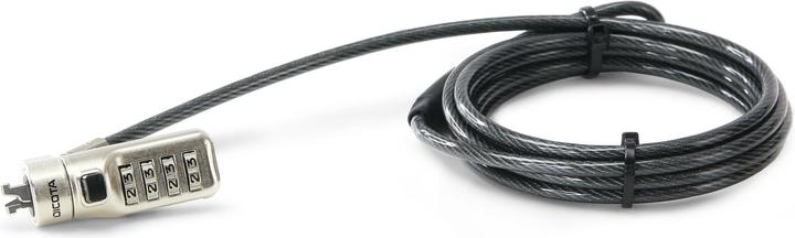 Actual product image Dicota Security Cable N-Lock combi./res. slot,single