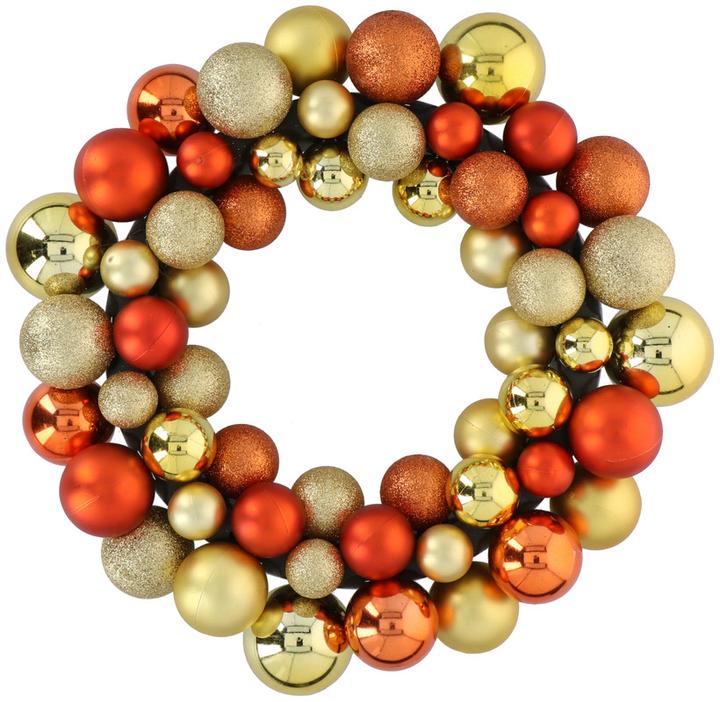 Christmas Gifts Xmas wreath 55pc ball copper