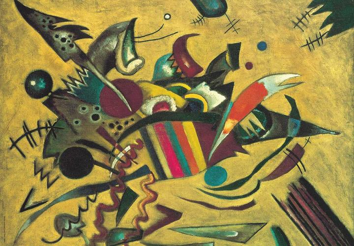 Actual product image D-Toys Puzzle 1000 pieces - Wassily Kandinsky - Points (1000 pieces)