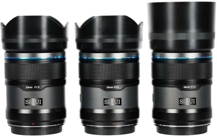 Sirui Sniper Set AS-3S-XB 23mm, 33mm & 56mm F1.2 APSC Auto-Focus Lens Kit (Fujifilm X, APS-C / DX)
