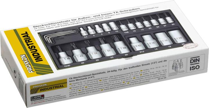 Produktbild Proxxon Steckschlüsselsatz (12.5 mm, 6.3 mm)