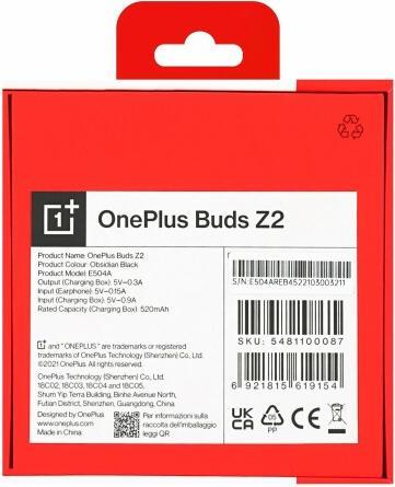 Produktbild OnePlus Buds Z2 (ANC, 3.50 h, Kabellos)
