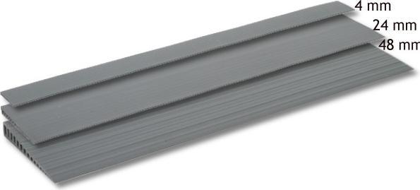Produktbild Mobilex Gummi-/Türschwellenrampe mit Klebstoff 44x250x700 mm