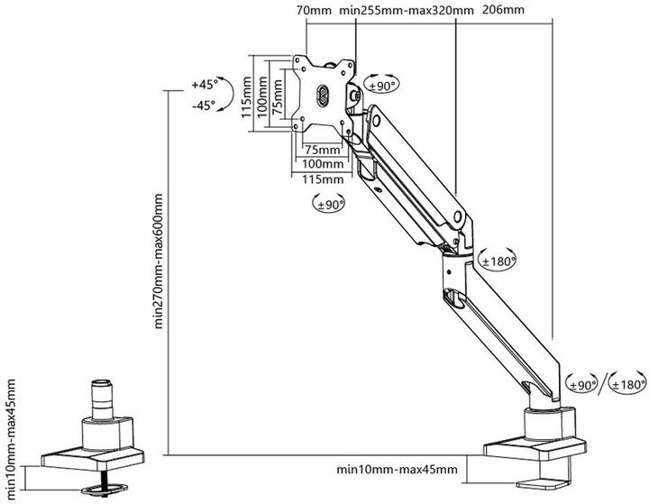 Immagine prodotto Neomounts NM-D775PLUS (Tavolo, 49")