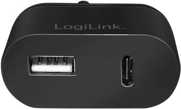 Produktbild LogiLink USB-Adapterstecker mit Festkabel (12 W)