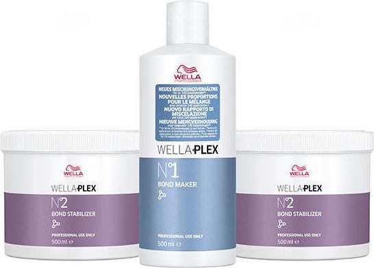 Image du produit Wella Wellaplex Salon Kit No. 1&2 3 x 500 ml (Set soin capillaire)