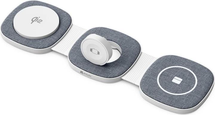 Actual product image Misura MH06 Foldable wireless magnetic charger - GRAY
