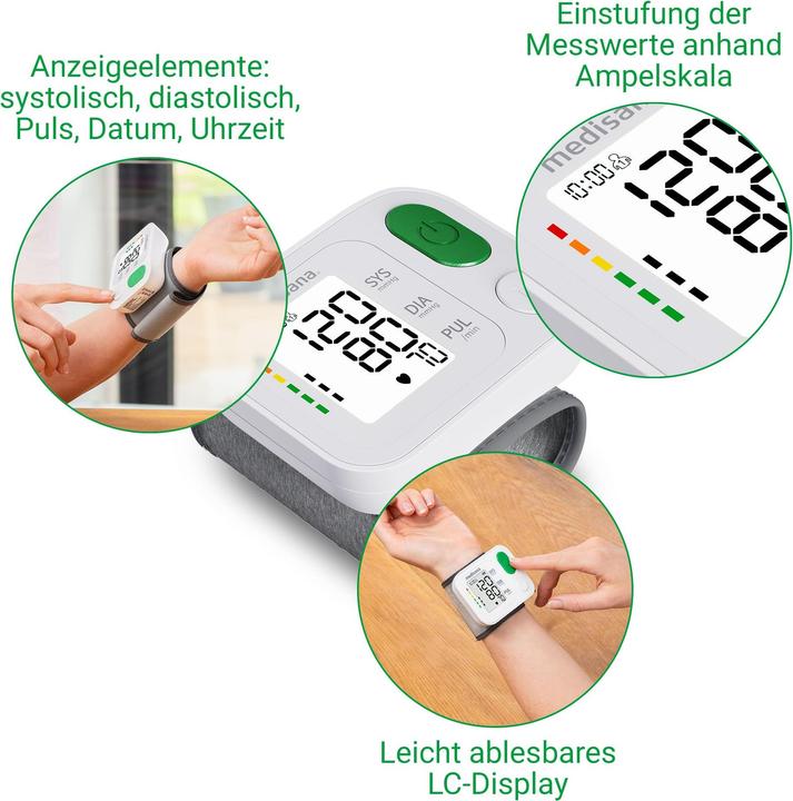 Immagine prodotto Medisana Handgelenk-Blutdruckmessgerät BW 345 (Misuratore di pressione sanguigna da polso)