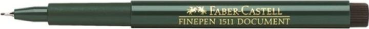 Actual product image Faber-Castell Fibre pen Finepen 1511 (Black, 1 x)