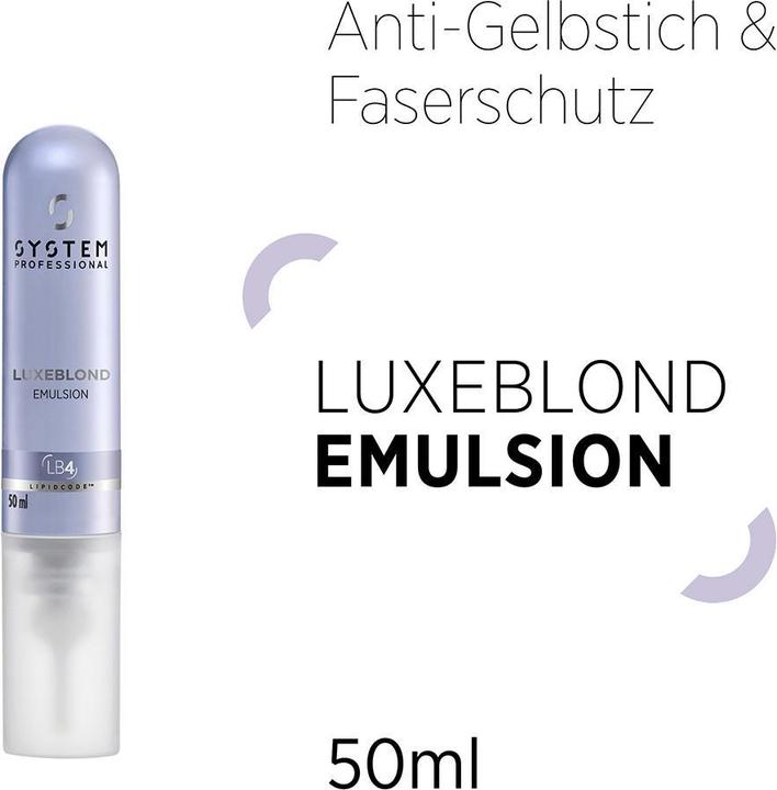 Immagine prodotto System Professional LuxeBlond - Emulsione (50 ml)