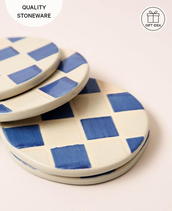 Image du produit Esmée Set de sous-verres en céramique (4 x, Dessous de verre)