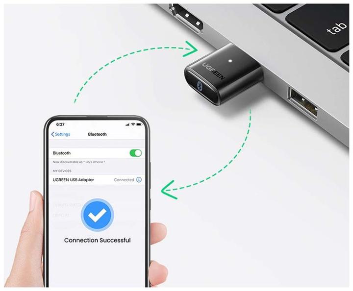 Productafbeelding Ugreen Bluetooth 5.0 USB adapter (Zender en ontvanger)