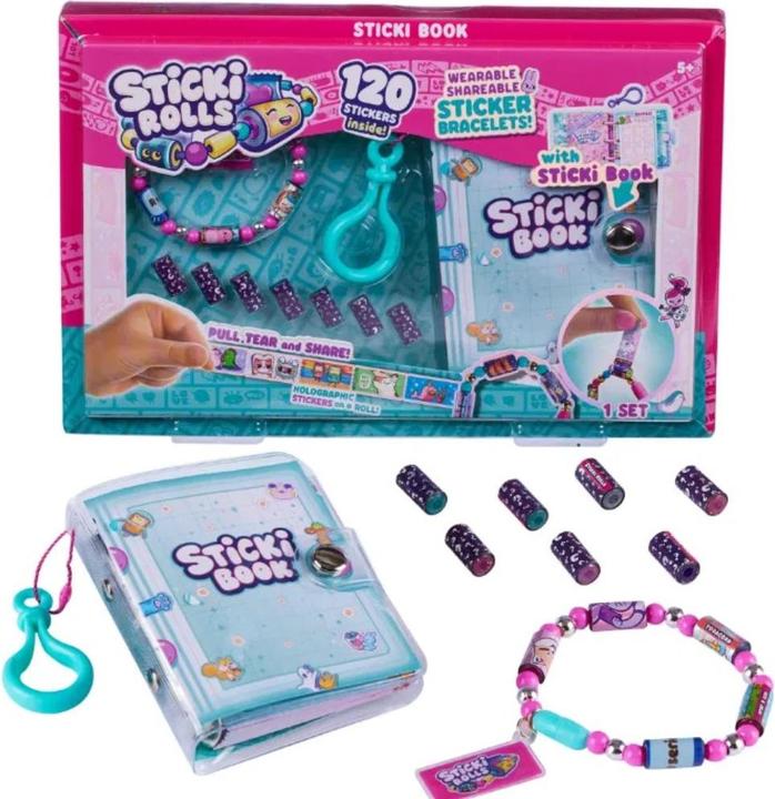 Actual product image Sky Castle Sticki Rolls - portable divisible sticker jewellery - Sticki book set