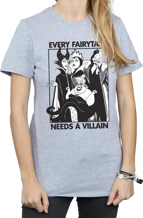 Immagine prodotto Disney Maglietta da donna/ragazzo Every Fairy Tale Needs A Villain Boyfriend (L)
