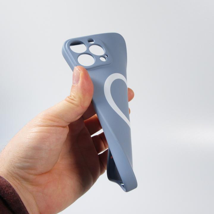 Actual product image PhoneLook Soft shell silicone cover with MagSafe and camera protection grey (Apple iPhone 15 Plus)