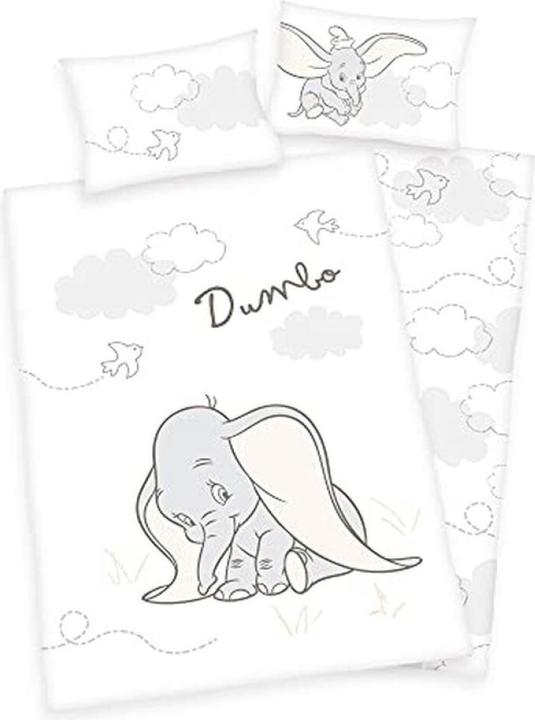Actual product image Herding Disney Dumbo - Reversible bed linen - 40 x 60 + 100 x 135 cm