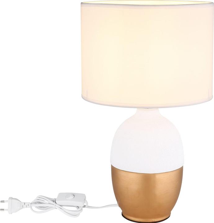 Image du produit Globo Lampe de table Valentino blanc 1xE14 (E14)
