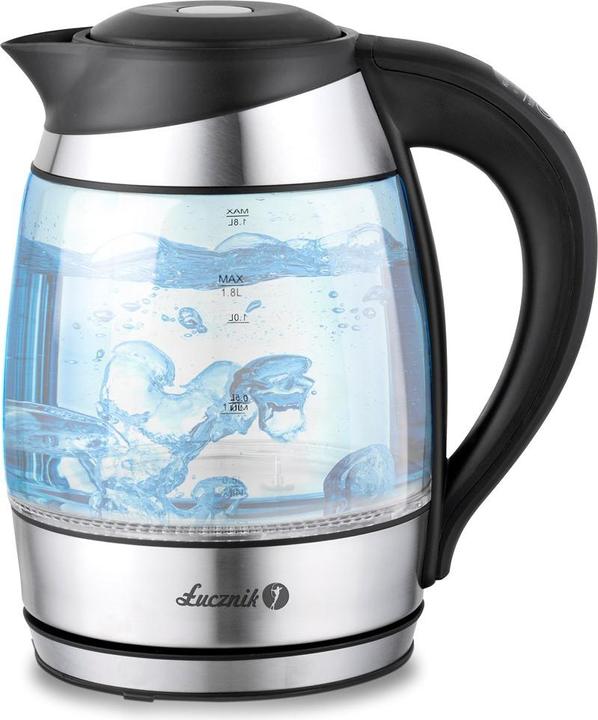 Łucznik LED glass kettle WK-2020 1 8L Black (1.80 l)