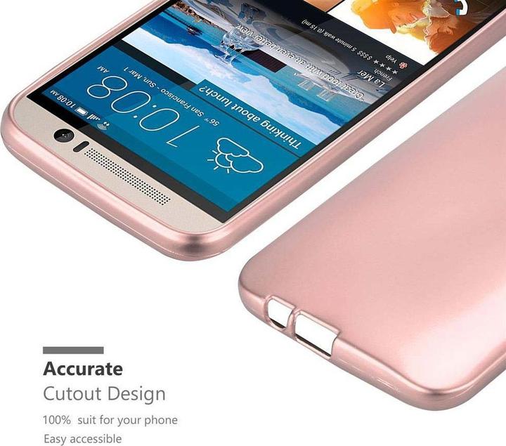 Image du produit Cadorabo Couverture métallique mate TPU (HTC One M9)