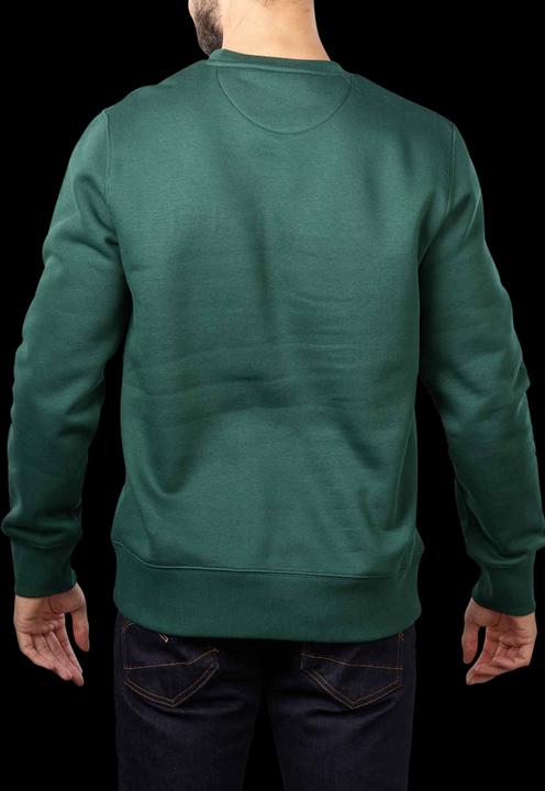 Image du produit GANT Embossed Sweater Crew Neck Tartan Green (XXL)