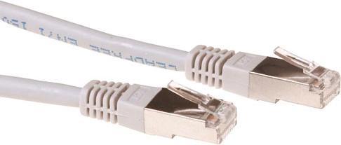 Image du produit Grey 10 meter LSZH SFTP CAT6 patch cable with RJ45 connectors. Cat6 s/ftp lszh grey 10.00m (S/FTP, CAT6, 10 m)