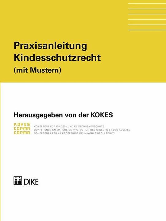Actual product image DiKE Praxisanleitung Kindesschutzrecht (German, Conference for Child and Adult Protection KOKES, 2017)