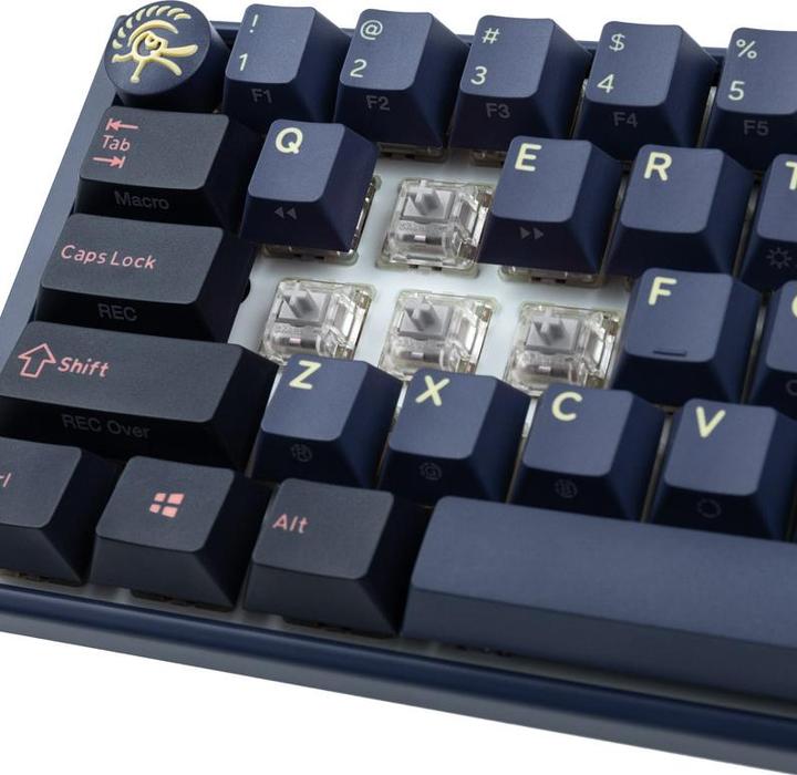 Actual product image Ducky One 3 Cosmic Blue SF Gaming Keyboard, RGB LED - MX-Speed-Silver (US) (US, Cable)