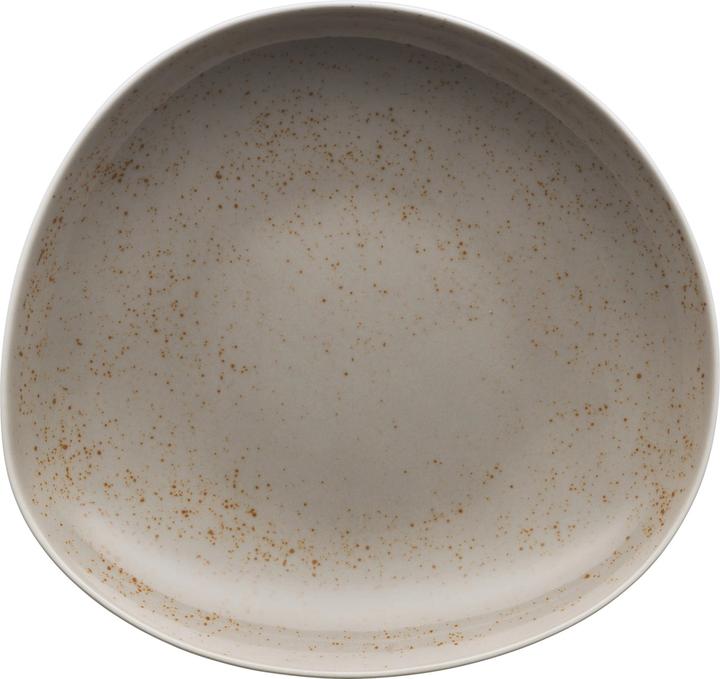 Schönwald Pottery Unique Lightgrey Teller tief asymmetrisch coup 28cm (28 cm)