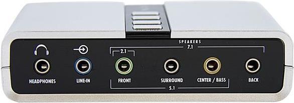 Produktbild StarTech 7.1 Channel USB Sound Card (USB 2.0)