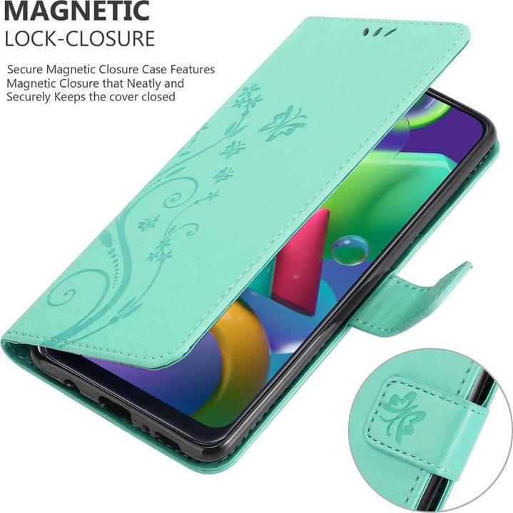 Image du produit Cadorabo Couverture du livre de fleurs (Samsung Galaxy M31)
