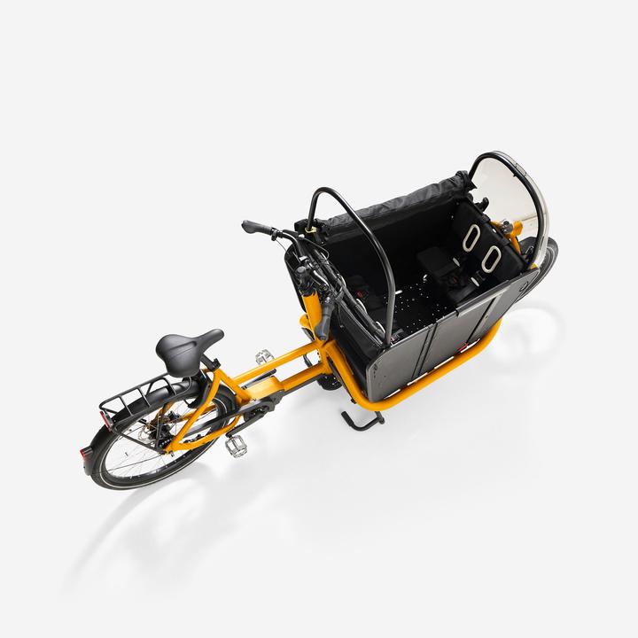 Image du produit Btwin Vélo utilitaire électrique Cargobike Long John F900E Family jaune