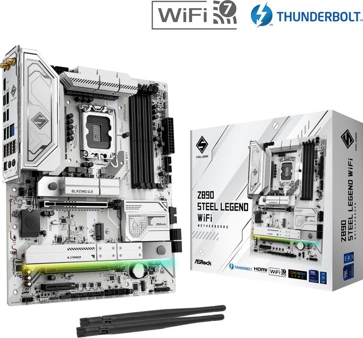 Immagine prodotto AsRock Z890 Steel Legend WiFi (Presa S1, Intel Z890, ATX)