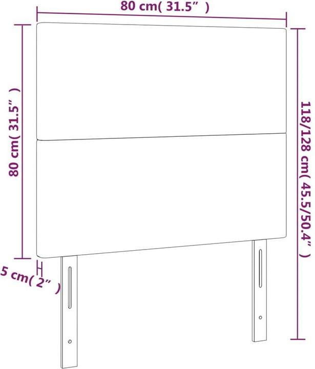 Immagine prodotto VidaXL Lauriane (80 x 5 x 128 cm)