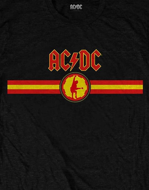 Immagine prodotto AC/DC Maglietta con logo a righe per adulti (XXL)