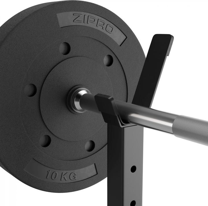 Actual product image Zipro Lift barbell rack with protection and space for weights