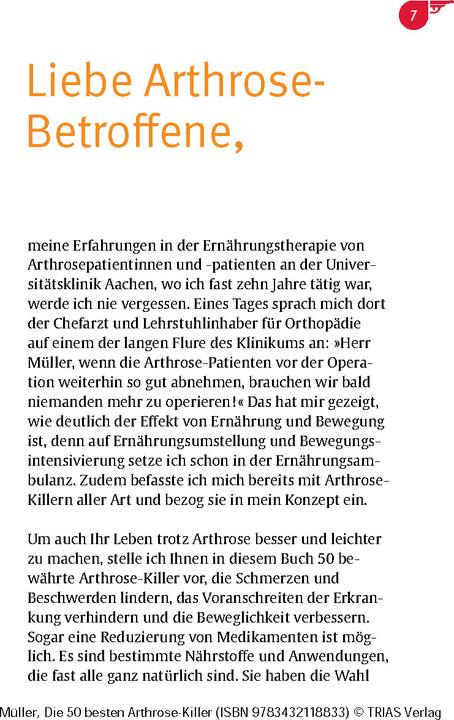 Actual product image Die 50 besten Arthrose-Killer (German, Sven-David Miller, 2024)