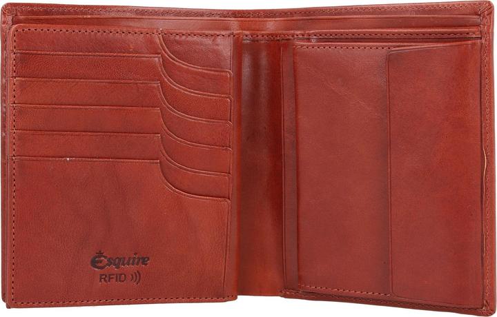 Actual product image Esquire Toscana wallet RFID leather 11 cm