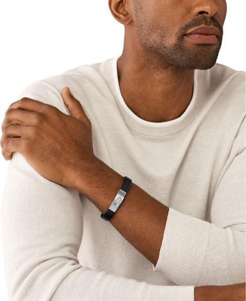 Produktbild Emporio Armani EGS3087040 Armband (21 cm, Leder, Edelstahl)
