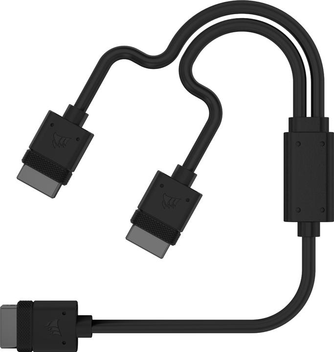 Immagine prodotto Corsair Cavo iCUE LINK, 1x cavo a Y da 600 mm con connettori diritti, nero