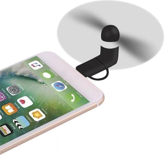 Actual product image JTI Micro USB/Lightning fan