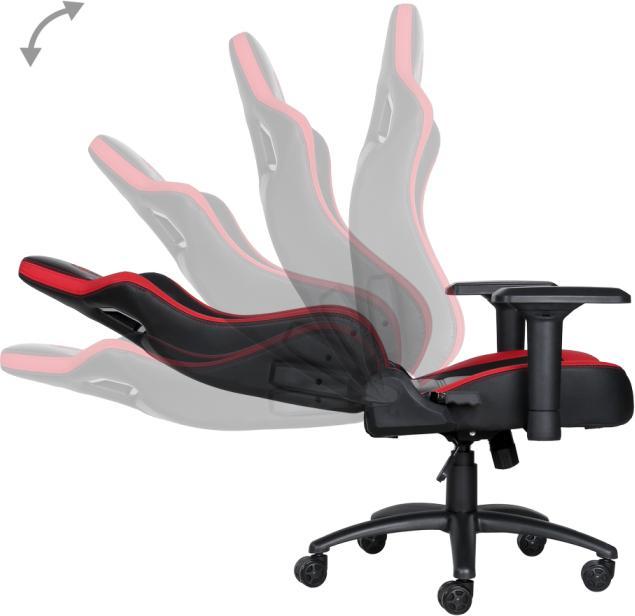 Actual product image Marvo Gaming chair CH-118 Gaming Chair, Black-red