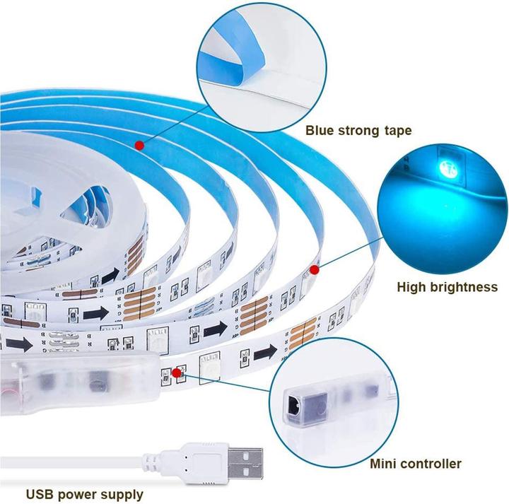 Image du produit Lumina Swiss LED Strip TV Ambi (Multicolore, 500 cm, Intérieur)