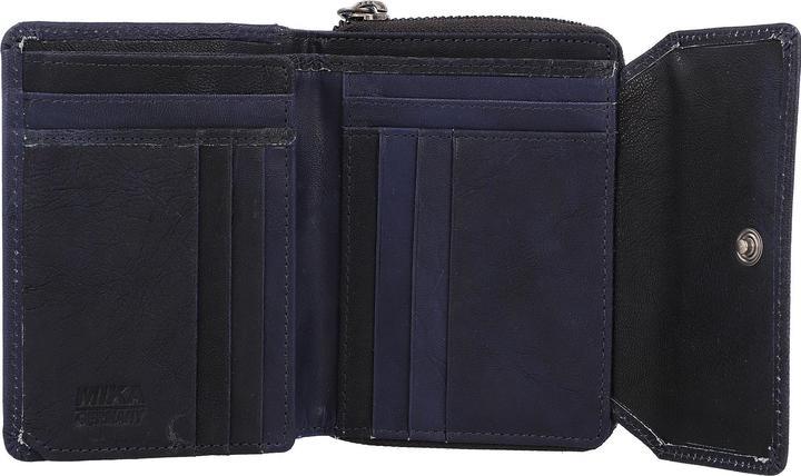 Immagine prodotto Mika Portafoglio da donna, in pelle, colore: navy