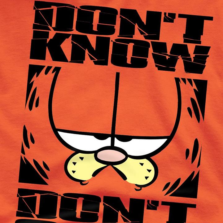Produktbild Garfield Don't Know Don't Care TShirt (4XL)