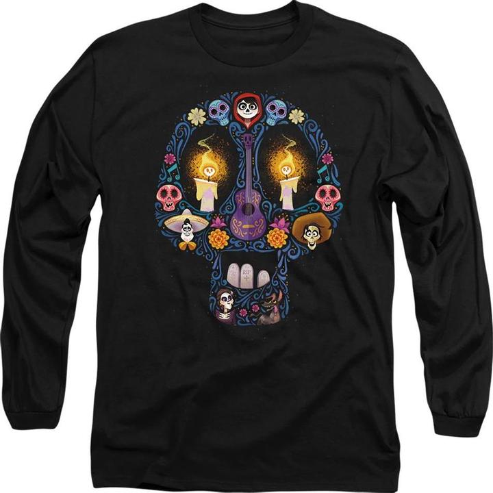 Immagine prodotto La Maison du Coco Day Of The Dead Maglietta Ernesto Miguel Hector Teschio Adulto Unisex (S)